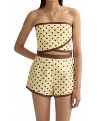 Posse - Bowie Strapless Top - Lyst
