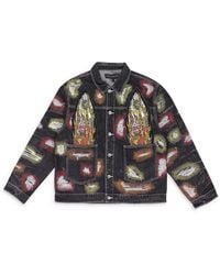 Who Decides War - Embroidered Trucker Jacket - Lyst