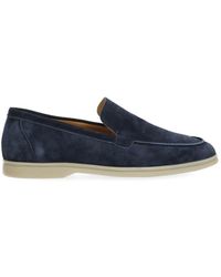 BERWICK  1707 - Suede Leather Loafers - Lyst