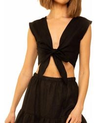 Whimsy and Row - Valentina Tie Top - Lyst