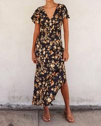 Dress Forum - Flutter Sleeve Maxi Dress - Lyst
