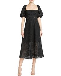 ML Monique Lhuillier - Lace Short Mini Dress - Lyst
