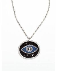 Avenue Chic - Evil Eye Pendant Necklace - Lyst