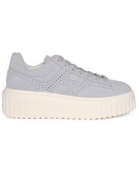 Hogan - H-Stripes Allacciato H Forata Sneakers - Lyst