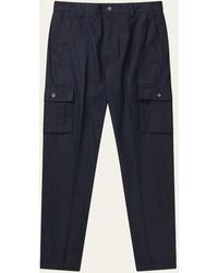 Les Deux - Como Reg Wool Cargo Suit Pants - Lyst