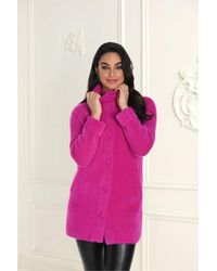 FRANK LYMAN - Fenna Eyelash Knit Jacket - Lyst
