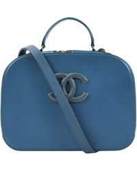 Chanel - Vanity Leather Shopper Bag (pre-owned) - Lyst