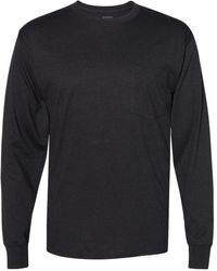 Hanes - Workwear Long Sleeve Pocket T-shirt - Lyst