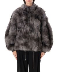 S.W.O.R.D - Faux Fur Cropped Jacket - Lyst