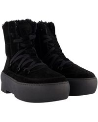 Gia Borghini - Chunky Sole Lace-Up Boots - Lyst