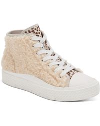 Dolce Vita - Veola Plush Leather Lifestyle Casual And Fashion Sneakers - Lyst
