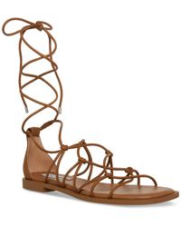 Steve Madden - Ainsley Faux Leather Dressy Strappy Sandals - Lyst