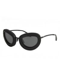 Off-White c/o Virgil Abloh - Sunglasses Oval Full Rim, Frame And Dark Lens Oeri099Tokyo1007 - Lyst