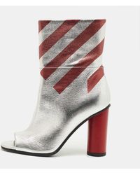 Anya Hindmarch - Leather Open Toe Ankle Length Boots - Lyst