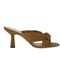 Stuart Weitzman - Soplaya Slide Braided Suede Sandals - Lyst