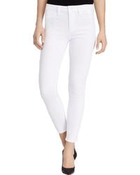 PAIGE - Hoxton Mid-rise Skinny Ankle Jeans - Lyst