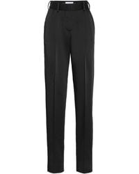 Philipp Plein - Basic Satin High Waist Office Trousers - Lyst
