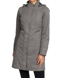 Eddie Bauer - Girl On The Go Insulated Waterproof Trench Coat - Lyst