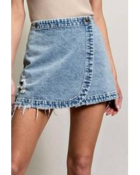 Eesome - Wrap Mini Skirt - Lyst