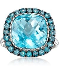 Ross-Simons - Sky And London Topaz Ring - Lyst