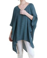 Umgee - V-Neck Caftan Tunic - Lyst