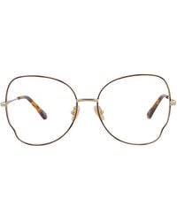 Chloé - Cat Eye-Frame Metal Optical Frames - Lyst