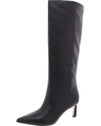 Nine West - Lorthey Leather Pointed Toe Knee-High Boots - Lyst