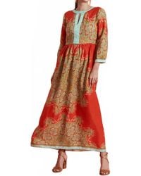 tyler boe - Rita Medallion Maxi Dress - Lyst