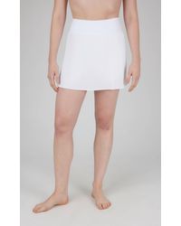 90 Degrees - Lightstreme Mini Pleated Skort - Lyst