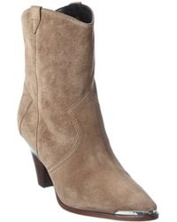 Veronica Beard - Cody Suede Bootie - Lyst