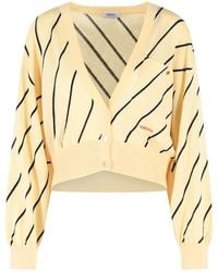 Versace - Wool Cardigan - Lyst