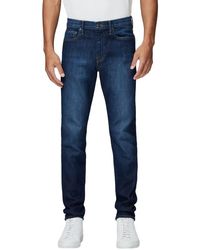 FRAME - L'homme Athletic Mid Rise Slim Jeans - Lyst
