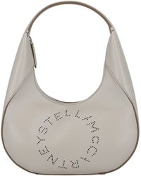 Stella McCartney - Logo Hobo Shoulder Bag - Lyst