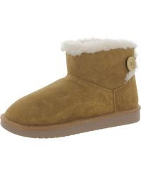 Koolaburra - K Nalie Mini Faux Suede Slip On Winter & Snow Boots - Lyst