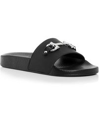 Ferragamo - Groovy 11 Slip On Flat Slide Sandals - Lyst