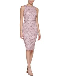 Vince Camuto - Lace Sequined Sheath Dress - Lyst