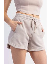 Rae Mode - French Terry Basic Shorts - Lyst