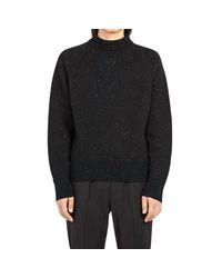 Ferragamo - Tinted Sequined Turtleneck Sweater - Lyst