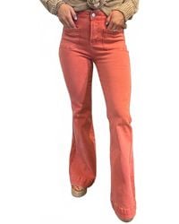 Risen - Front Pocket Bell Bottom Pants - Lyst