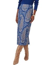J.McLaughlin - Adelyn Silk-Blend Skirt - Lyst