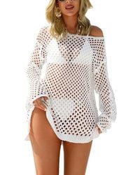 ENJOY PETRA - Beach Mini Dress - Lyst