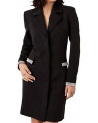Karen Kane - Emilia Embellished Cocktail Blazer Mini Dress - Lyst