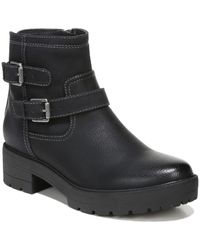 SOUL Naturalizer - North Faux Leather Buckle Ankle Boots - Lyst