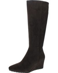 Anne Klein - Valonia Faux Suede Tall Knee-high Boots - Lyst