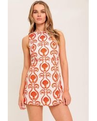 TRUEDAMES - Quiet Morning Woven Skort - Lyst