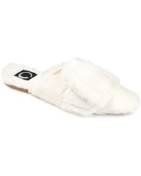 Journee Collection - Collection Faux Fur Eara Slipper - Lyst