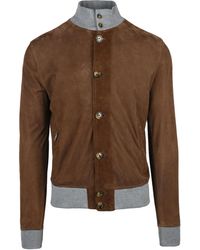 Volfagli - Barbera Unlined Suede Leather Jacket - Lyst