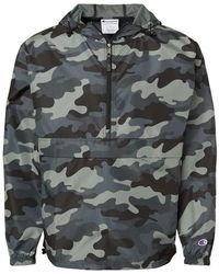 Champion - Packable Quarter-Zip Jacket - Lyst