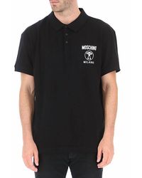 Moschino - Pique Logo Polo Short Sleeve T-shirt - Lyst