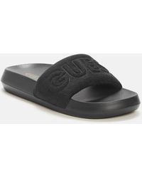 Guess Factory - Paxtons Terry Cloth Pool Slides - Lyst